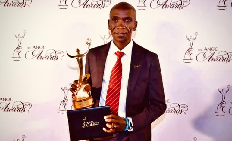 MARATHON LEGEND ELIUD KIPCHOGE NAMED BEST MALE ATHLETE OF TOKYO 2020 OLYMPICS