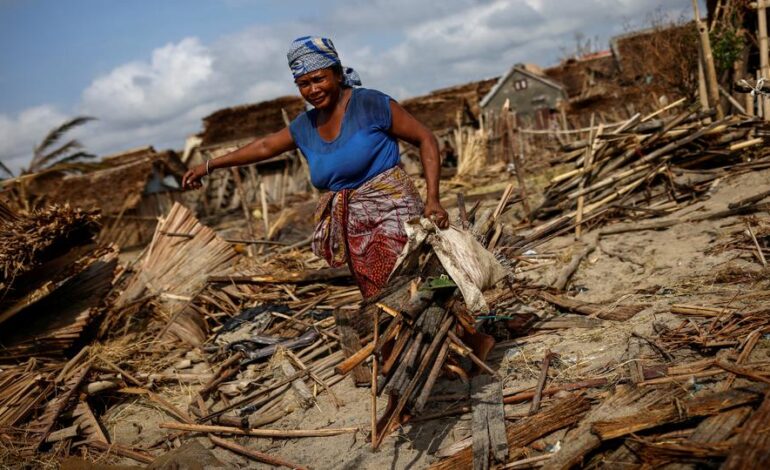  MADAGASCAR HIT BY CYCLONE EMNATI