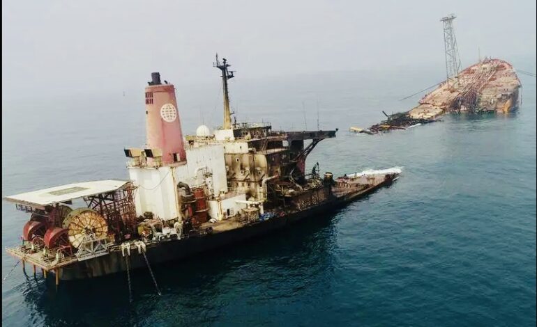  NIGERIA OIL VESSEL FIRE: THREE FOUND ALIVE, SEVEN STILL MISSING