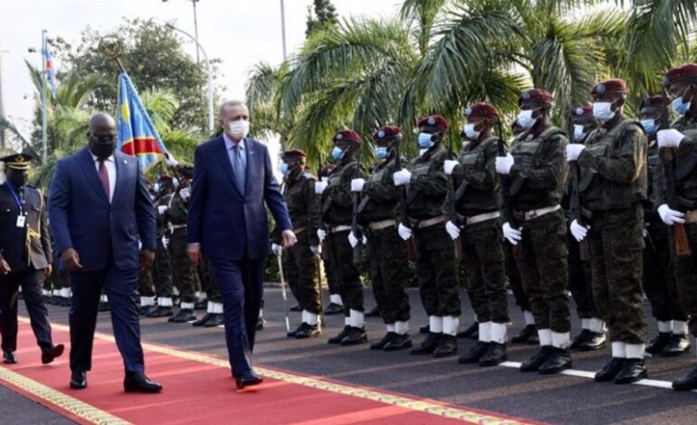  TURKISH PRESIDENT STARTS AFRICAN TOUR IN DR CONGO