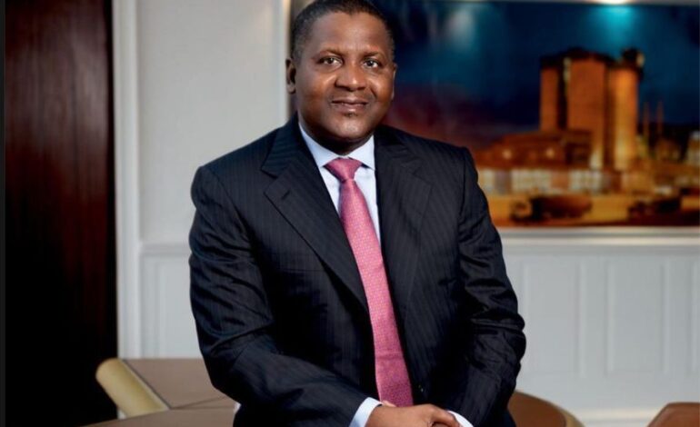  ALIKO DANGOTE EMERGES 73RD RICHEST PERSON IN THE WORLD