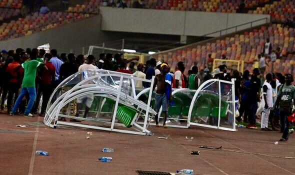  CAF OFFICIAL DIES AFTER NIGERIA-GHANA TIE TURNED INTO CHAOS (VIDEO)