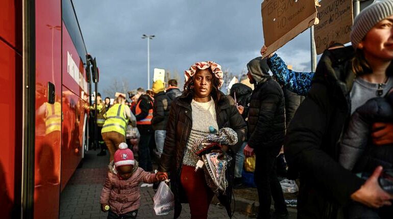 RACISM IN WAR: AFRICANS NOT ALLOWED TO CROSS THE UKRAINIAN BORDER