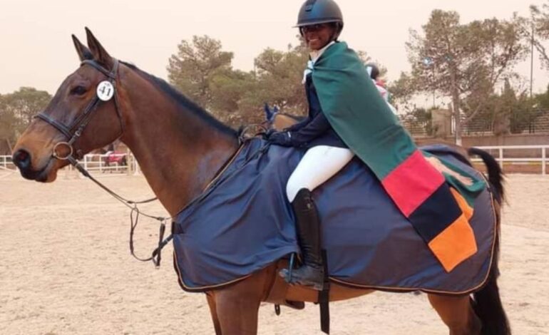  ZAMBIAN EQUESTRIAN ATHETICS TEAM WINS GOLD