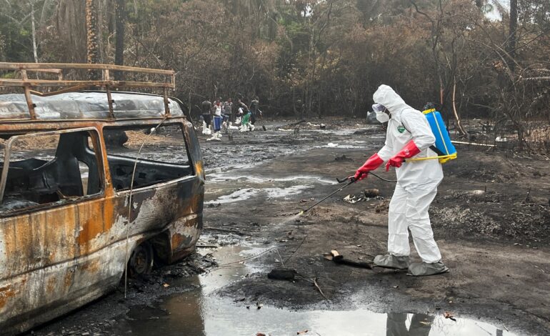  MASS BURIAL CONDUCTED FOR NIGERIA EXPLOSION VICTIMS