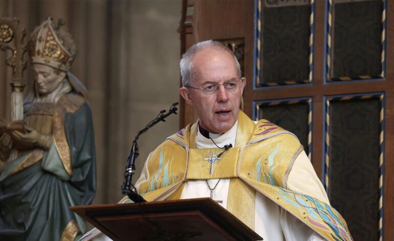  ARCHBISHOP OF CANTERBURY CRITICIZES UK-RWANDA REFUGEE PLAN