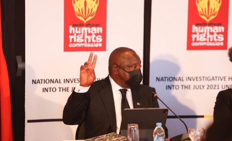  SOUTH AFRICAN PRESIDENT RAMAPHOSA TESTIFIES AT COMMISSION OF #JULYUNREST (VIDEO)