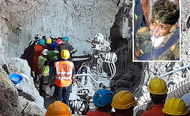  BOY FOUND ALIVE AFTER SPENDING OVER 100 HOURS TRAPPED IN WELL
