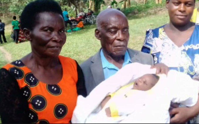  LONG WAIT: UGANDAN MAN GETS HIS FIRSTBORN CHILD AT 83 YEARS