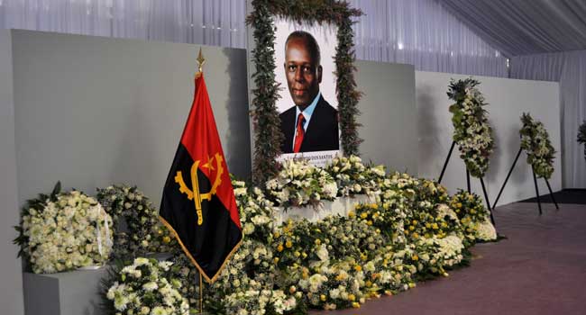  ANGOLA HOLDS STATE FUNERAL FOR EX-PRESIDENT JOSE DOS SANTOS