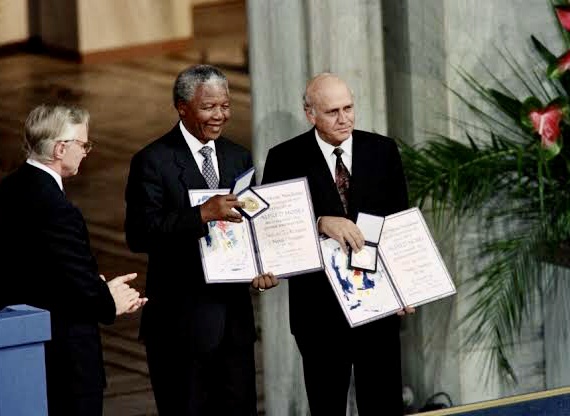  SOUTH AFRICA: LAST APARTHEID PRESIDENT DE KLERK NOBEL PRIZE STOLEN
