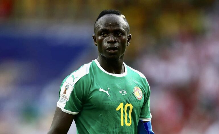  SADIO MANE NAMED IN SENEGAL SQUAD FOR WORLD CUP