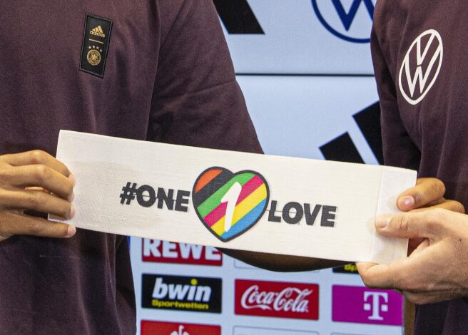 WORLD CUP ORGANIZERS UNDER FIRE OVER RAINBOW SYMBOLS