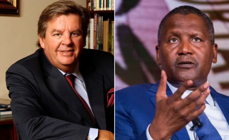  DANGOTE LOSES AFRICA’S RICHEST MAN SPOT, JOHANN RUPERT OVERTAKES HIM
