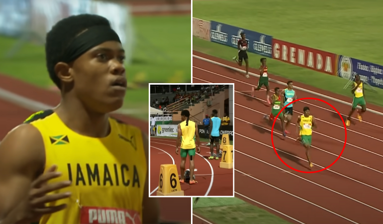  USAIN BOLT’S RECORD SHATTERED BY 16-YEAR-OLD JAMAICAN SPRINTER BRAMWELL