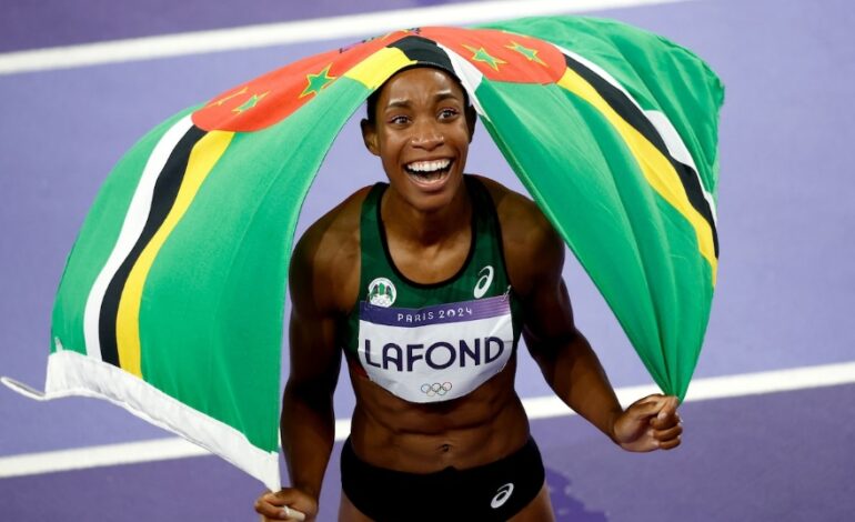  THEA LAFOND GADSON MAKES HISTORY AS DOMINICA’S FIRST OLYMPIC GOLD MEDALIST