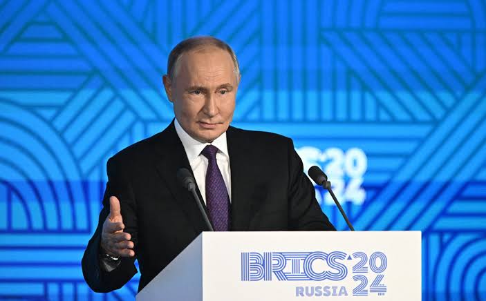 PUTIN PROMOTES ECONOMIC UNITY AT BRICS SUMMIT IN KAZAN