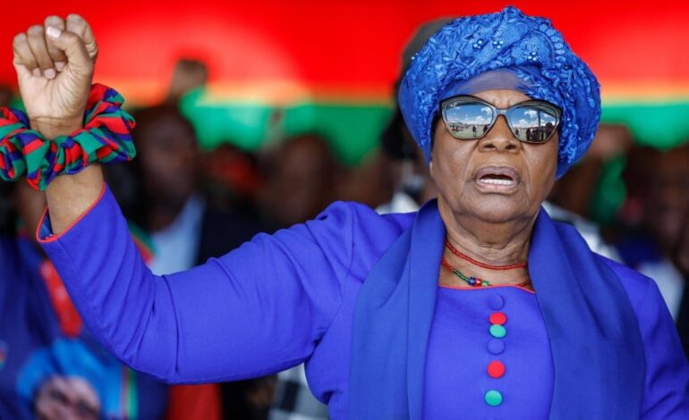  NAMIBIA MAKES HISTORY WITH FIRST FEMALE PRESIDENT 