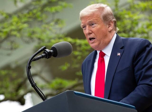 U.S. TO WITHDRAW FROM WORLD HEALTH ORGANIZATION, ORDERS TRUMP
