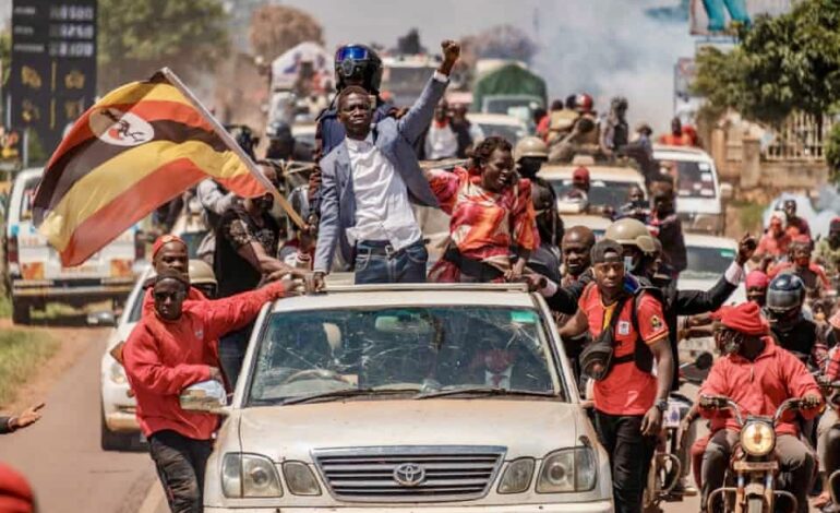 BOBI WINE VOWS TO CHALLENGE MUSEVENI IN UGANDA’S 2026 ELECTION , IF HE’S ALIVE AND FREE