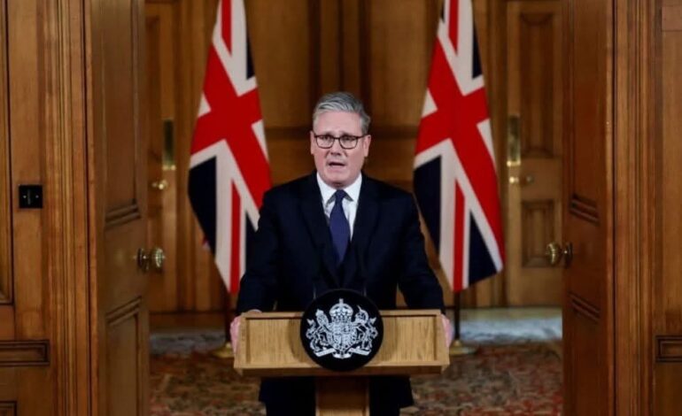  U.K WILL RECOGNISE PALESTINE IN SEPTEMBER UNLESS ISRAEL ENDS GAZA WAR