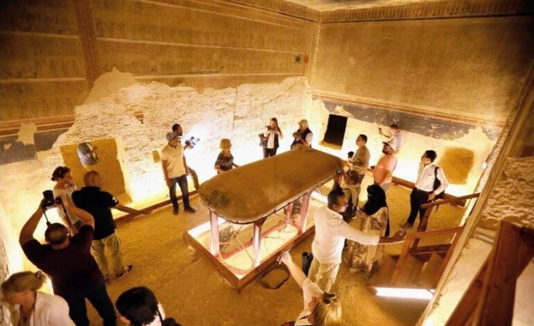 EGYPT REOPENS TOMB OF PHARAOH AMENHOTEP III AFTER 20 YEARS OF RESTORATION