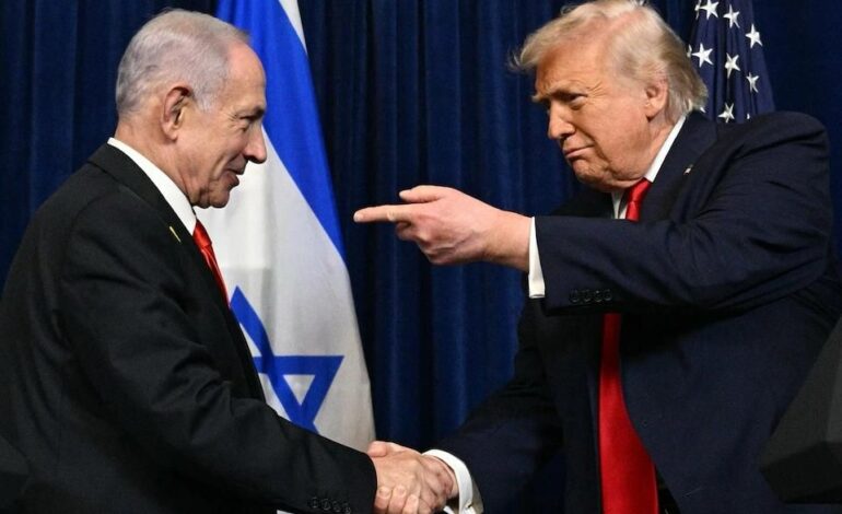 TRUMP SAYS END OF IRAN WAR WILL BE DECIDED MUTUALLY WITH NETANYAHU