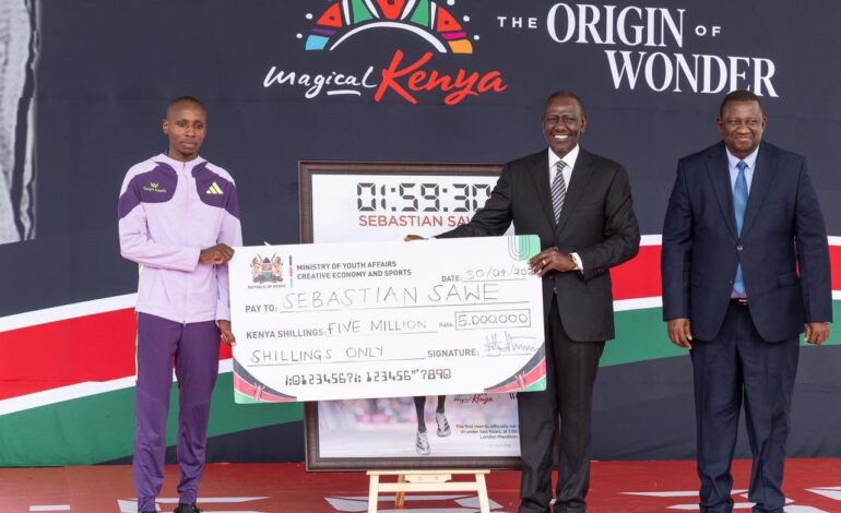 SEBASTIAN SAWE’S HISTORIC RUN EARNS HIM STATE HONOUR AND LUXURY REWARDS