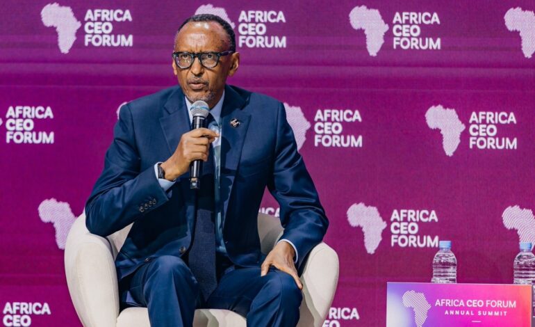 KAGAME CONDEMNS GROWING USE OF SANCTIONS AS TOOL OF PRESSURE AGAINST SMALLER NATIONS