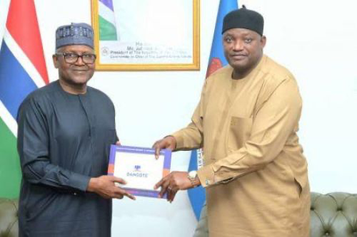 DANGOTE TARGETS GAMBIA WITH $2 BILLION MEGA ENERGY PROJECT 