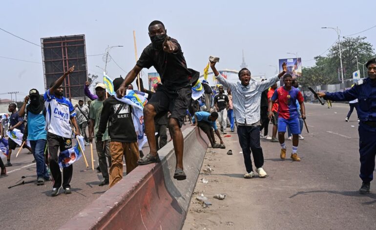 CLASHES IN DRC AS PROTESTERS OPPOSE CONSTITUTIONAL CHANGE