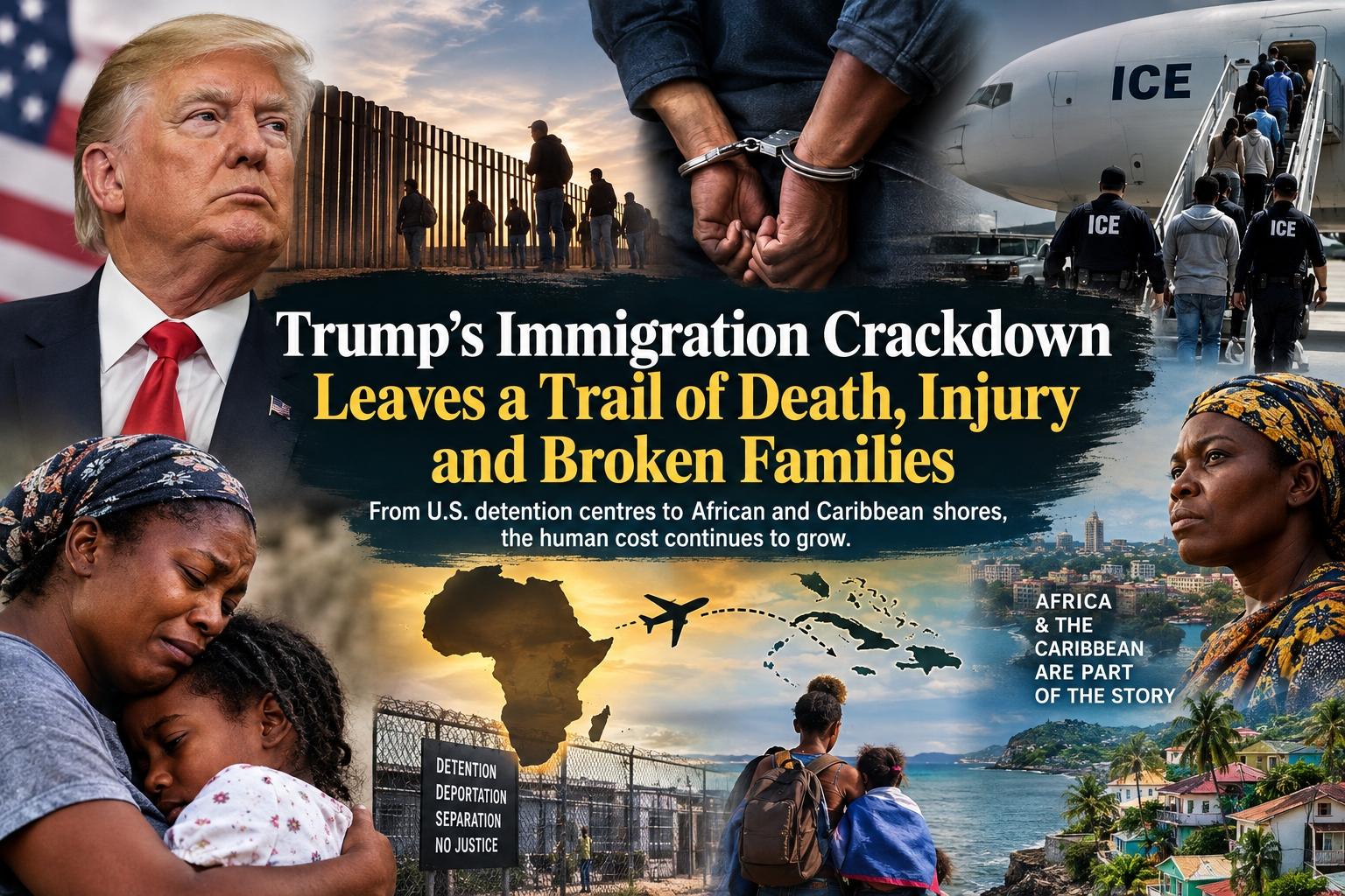 TRUMP’S IMMIGRATION POLICIES LEAVES LIVES SHATTERED ACROSS AMERICA, AFRICA AND THE CARIBBEAN